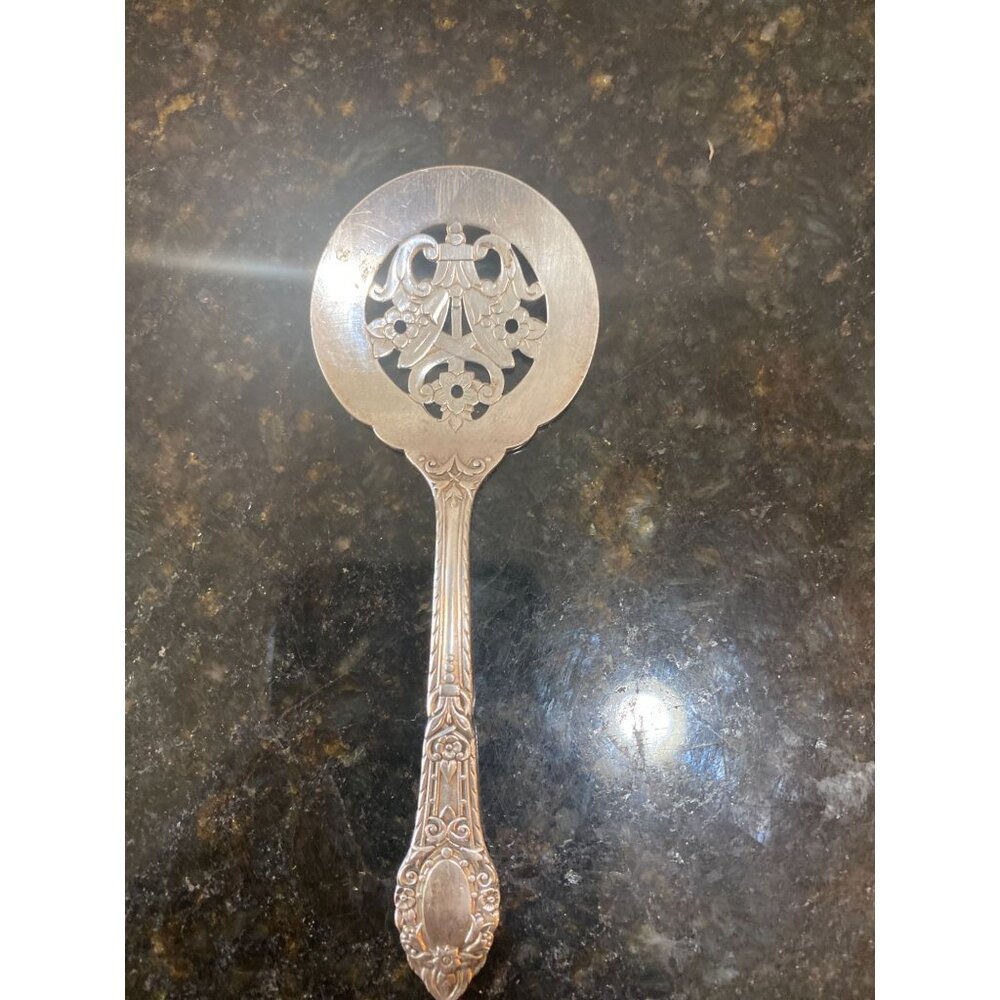Vintage Silver-Plated Bonbon Spoon, Rendezvous by Oneida